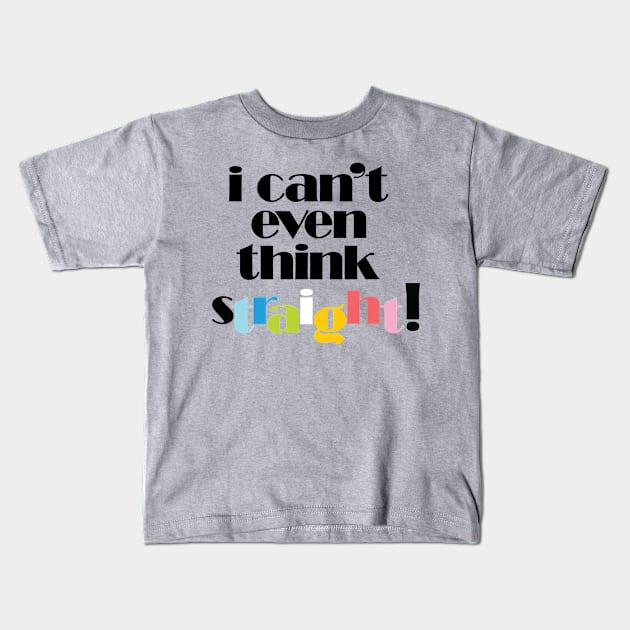 Thinking Queer Kids T-Shirt by FleurDeLou